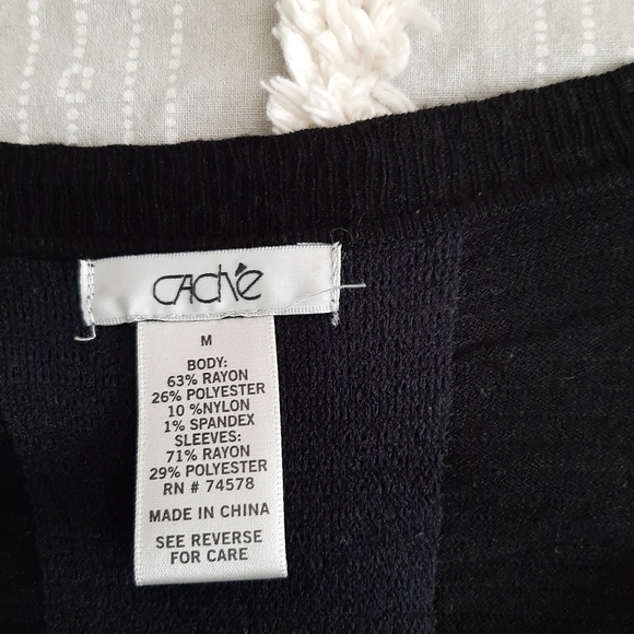 CACHÉ - Gorgeous black light sweater for women - Size: M - Picture 6 of 10
